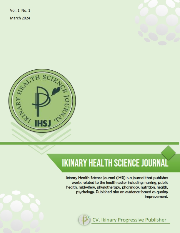 					View Vol. 1 No. 2 (2024): Ikinary Health Science Journal (IHSJ)
				